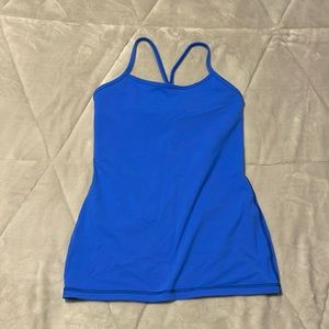 Lululemon Y-back tank with built in bra